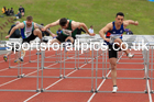 Senior mens 110 metres hurdles, 2022 Northern Senior and Under-20 Champs., Wavertree Athletics Centre, Liverpool. Photo: David T. Hewitson/Sports for All Pics